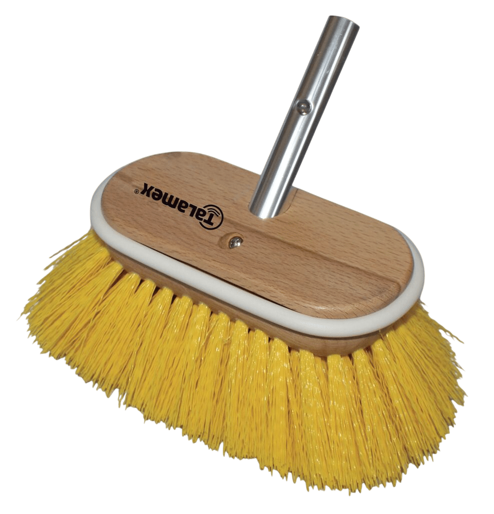 Borstel deluxe 20cm geel