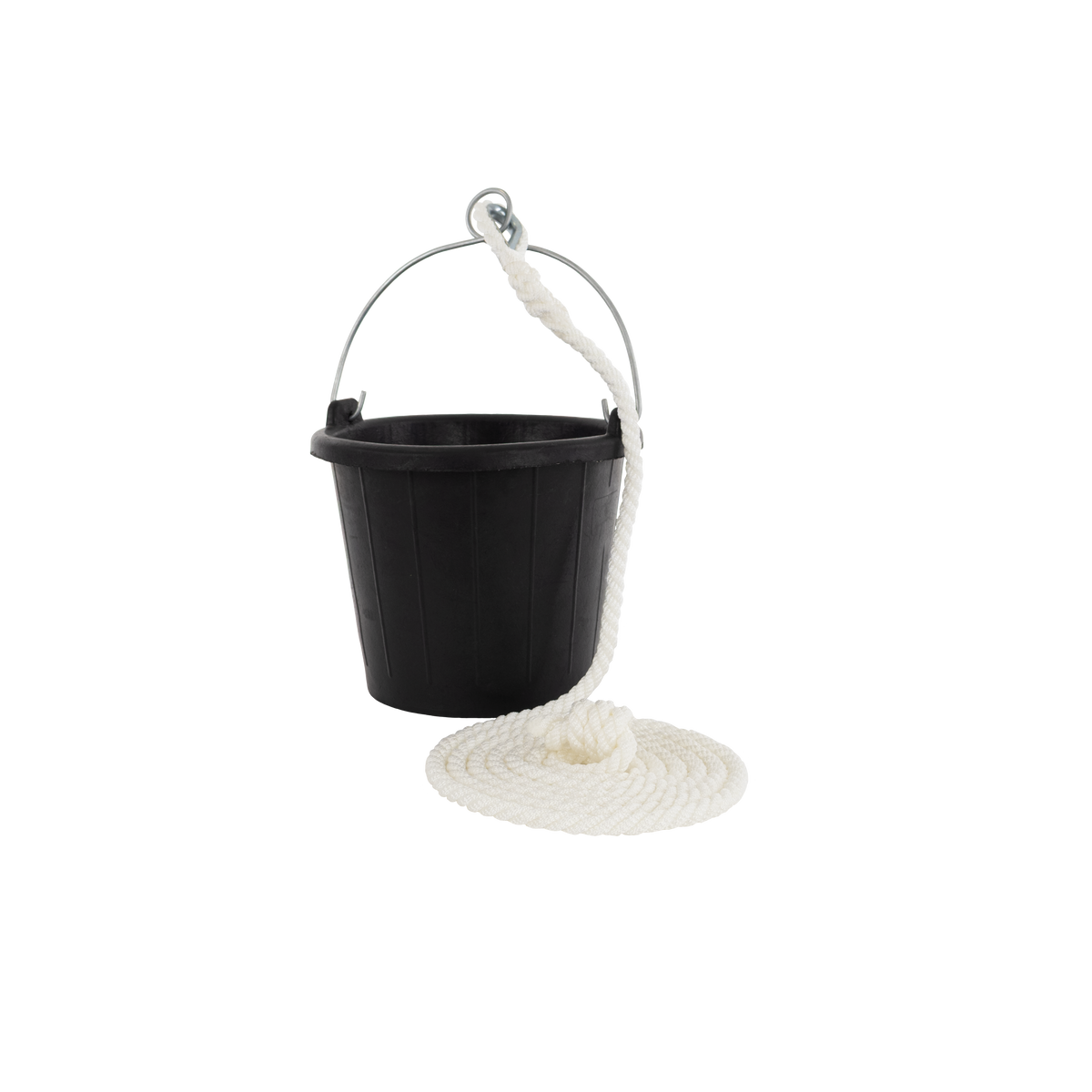 Talamex Puts rubber zwart 7 L met aangesplitste lijn 3 m