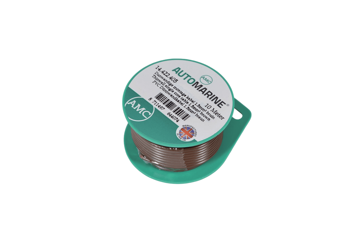 Talamex Dunwandige montage kabel 1,5 mm² bruin (10 m)