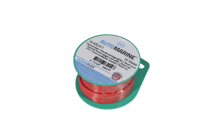 Talamex Dunwandige vertinde montage kabel 1,5 mm² rood (10 m)