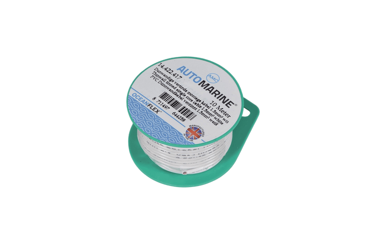 Talamex Dunwandige vertinde montage kabel 1,5 mm² wit (10 m)