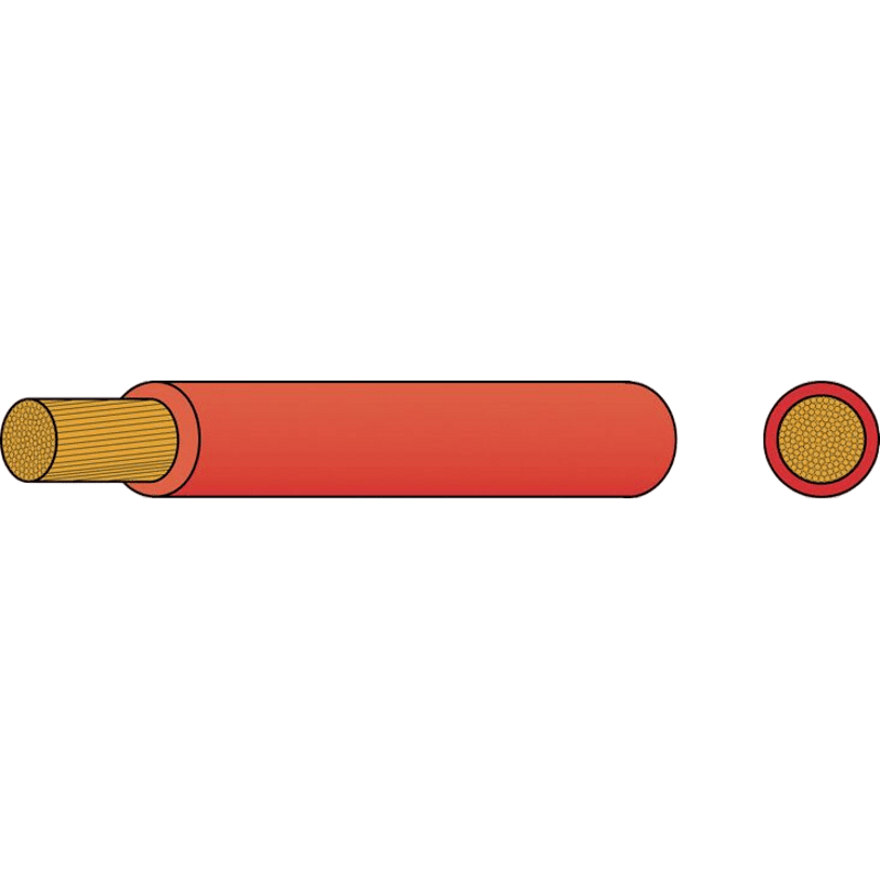 Talamex Dunwandige montage kabel 4,0 mm² rood (5 m)
