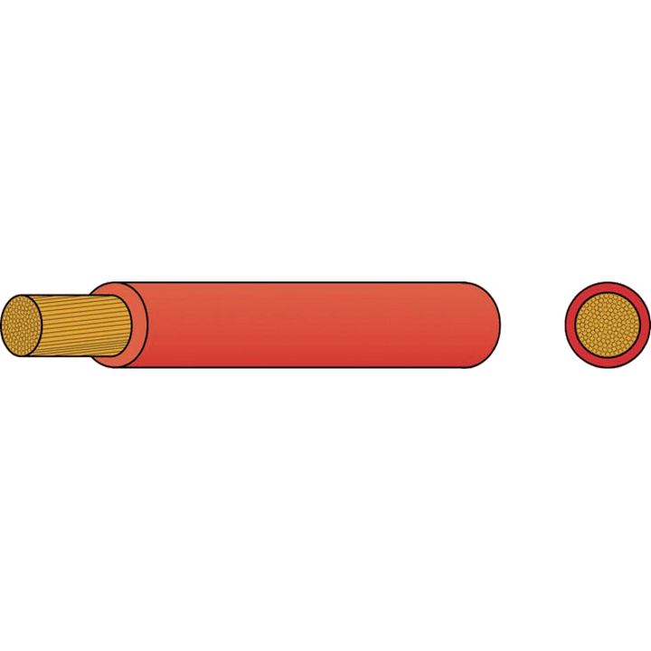 Talamex Dunwandige montage kabel 4,0 mm² rood (5 m)