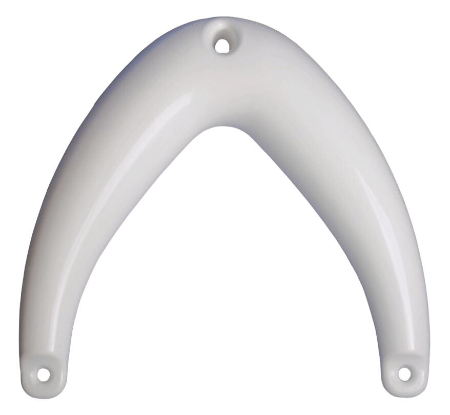 Kopleguaan 52x51cm wit