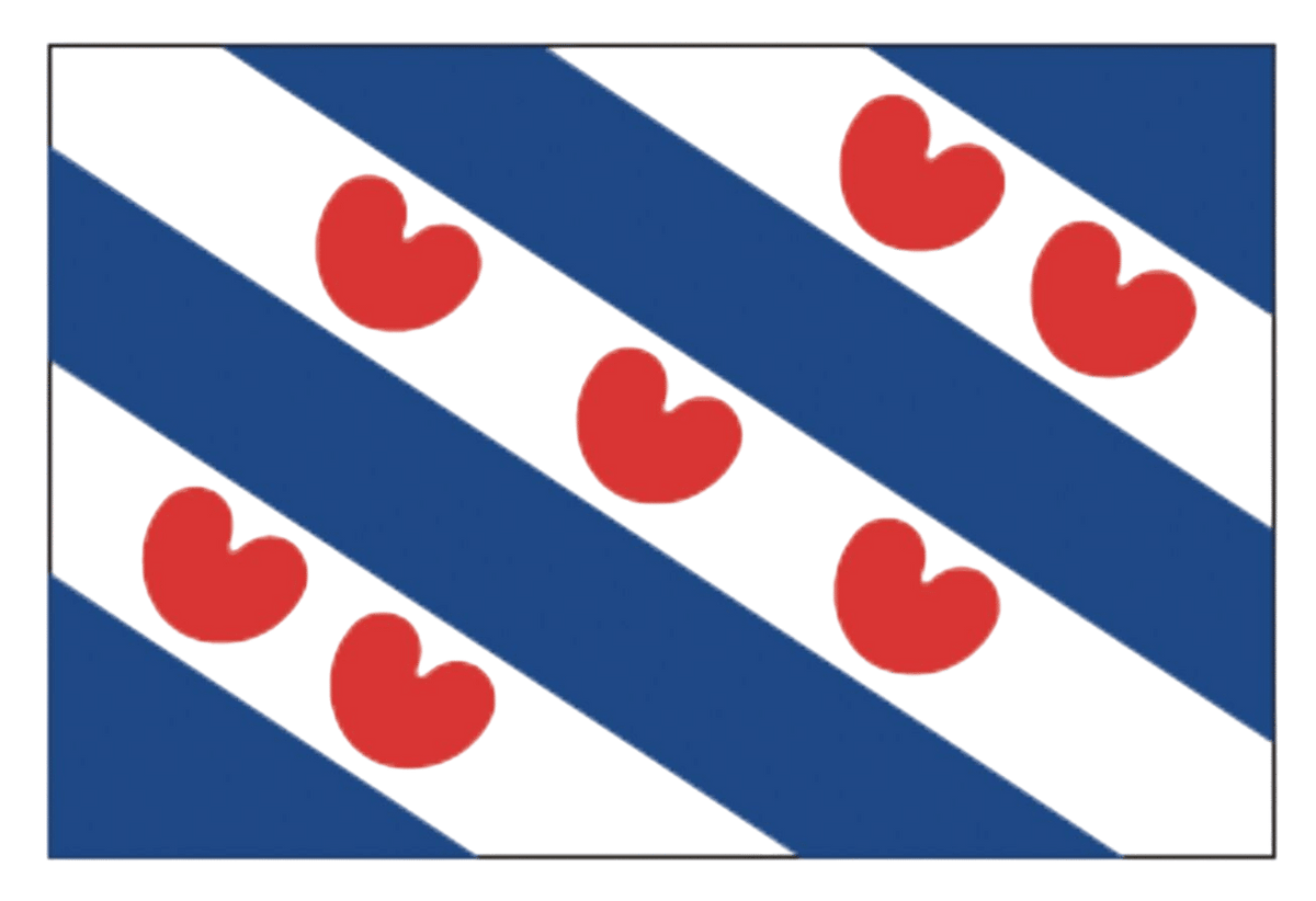Talamex Friese vlag 40 x 60 cm
