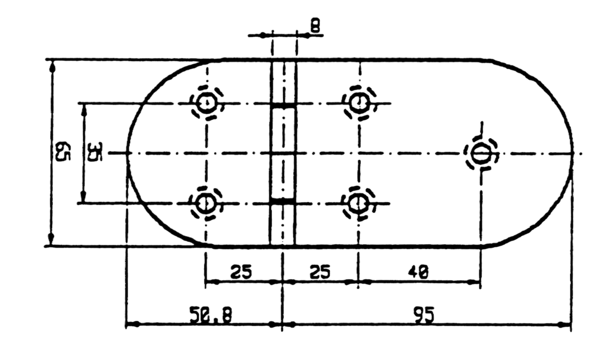 Talamex Scharnier rvs 145,8 x 65 mm 90°