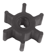 Neoprene inboard impeller key drive