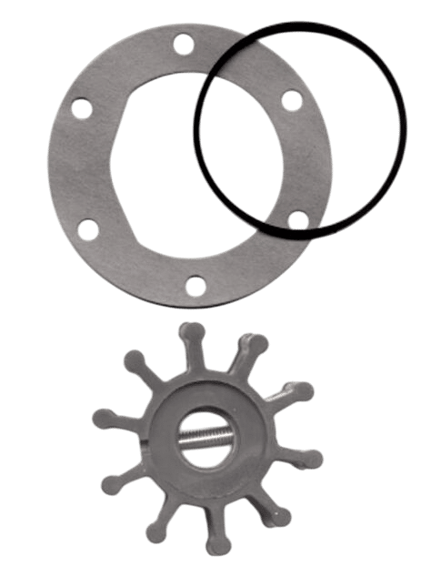 Neoprene inboard impeller pin drive met pakking & bout