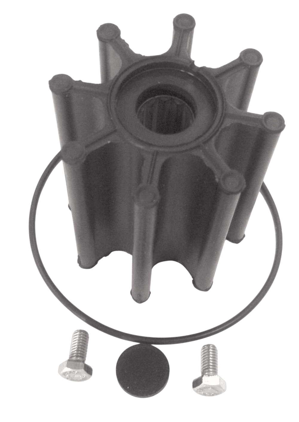 Neoprene inboard impeller spline drive met pakking & kap