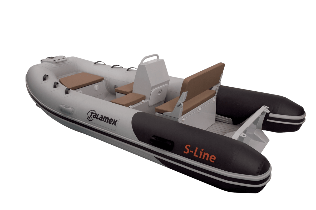Talamex S-Line Alu-RIB 380 mistgrijs inclusief console SLN380