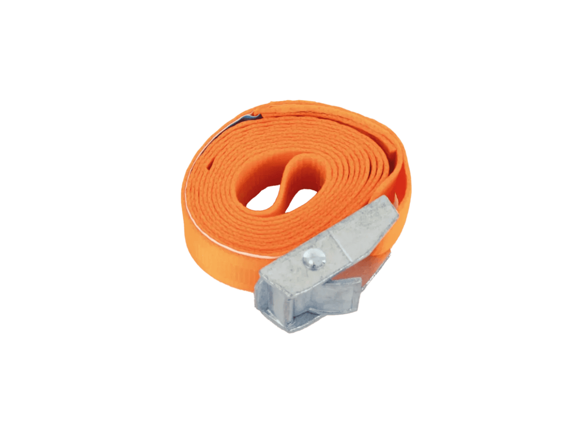 Talamex Spanband met klemgesp 25 mm 1,5 m oranje