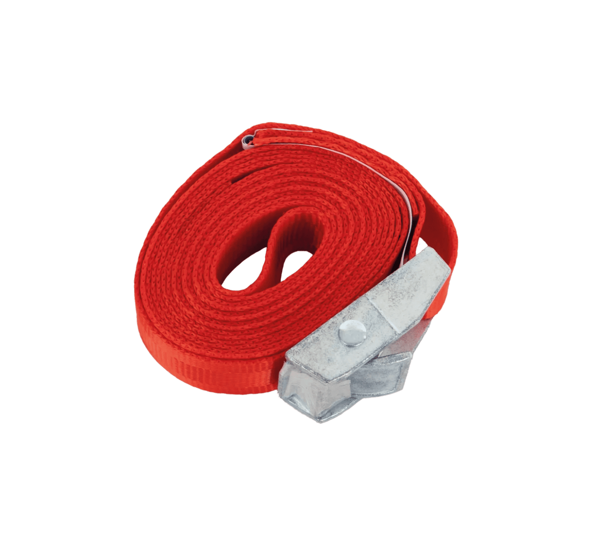 Talamex Spanband met klemgesp 25 mm 2,0 m rood