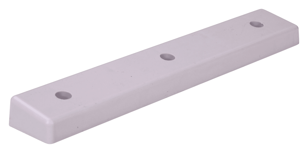 Plastic alu-vloer houder grijs
