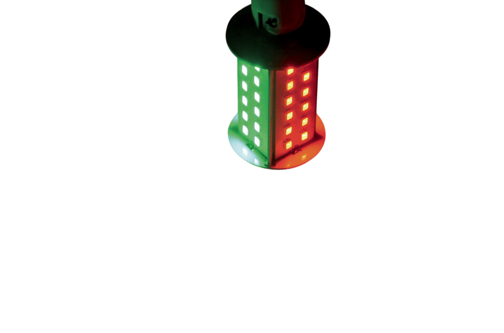 Ledlamp led48 10-30V BAY15D duocolor
