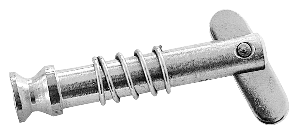 Borgpen rvs met veer en dropnose 6mm
