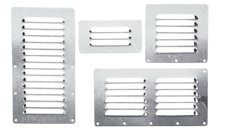 Talamex Ventilatierooster rvs 232 x 128 mm
