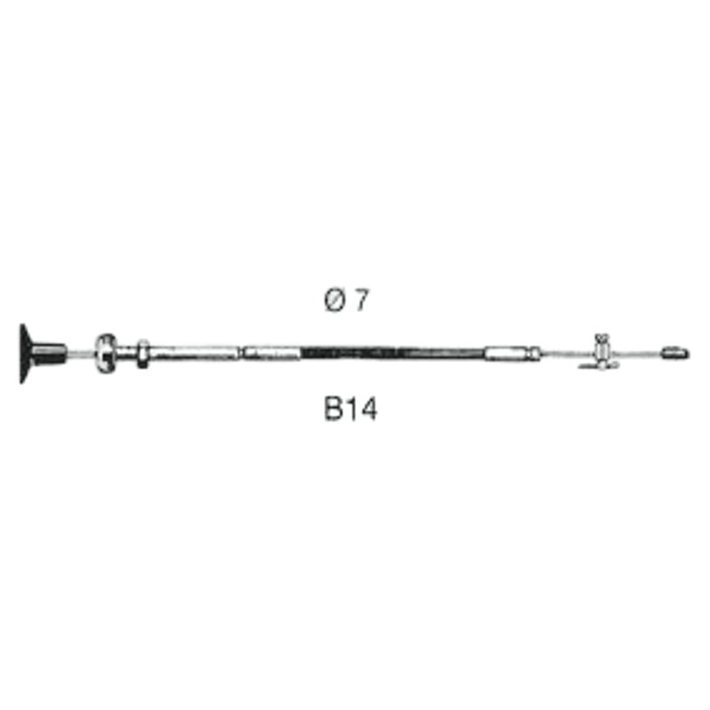 Ultraflex Schakelkabel B14 20 ft 6,1 m