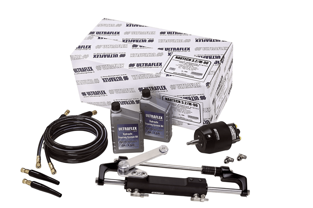 Ultraflex NAUTECH 1.2/M-90 hydraulische stuurset buitenboord tot 300 pk UC128-OBF/2