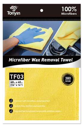Tonyin Microfiber Wax Removal Towel – 380 GSM