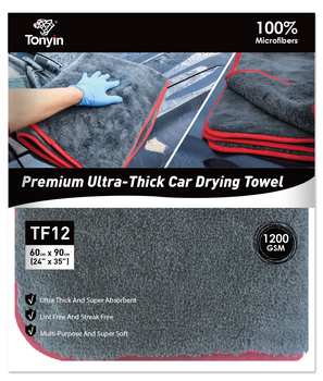 Tonyin Microfiber Coral Velvet Cleaning & Drying Towel – 1200 GSM