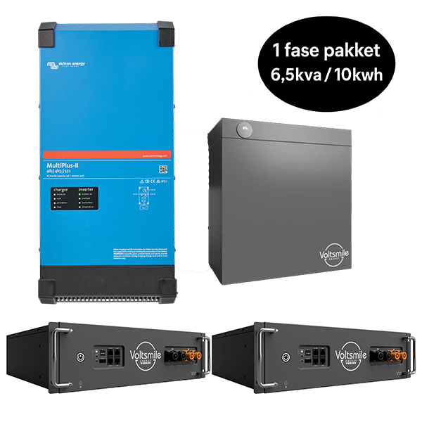 VTB 1 fase pakket 6.5Kva - 10kwh
