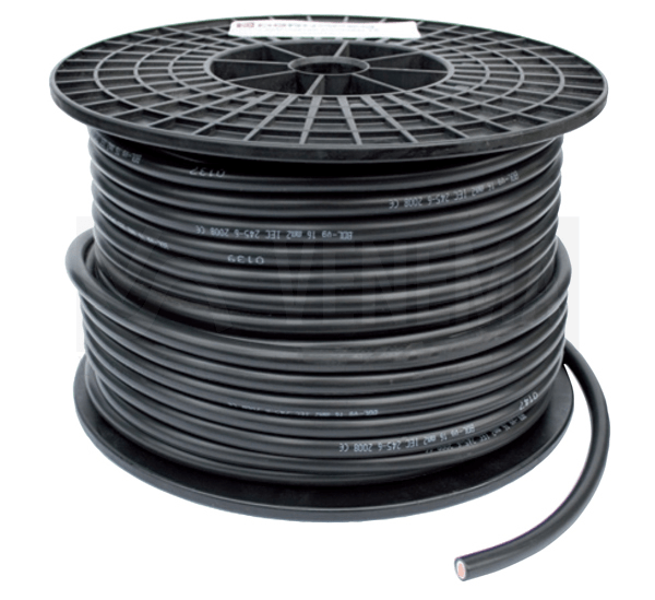 VTB Accukabel 50mm2 dubbel geïsoleerd zwart – per meter