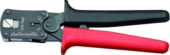 Intercable Mechanische perstang voor adereindhulzen 0,08-10mm², 2x0,5-2x4mm²