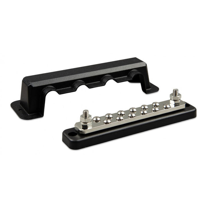 Victron DC Busbar 250A 2P met 12 schroeven en afdekkap