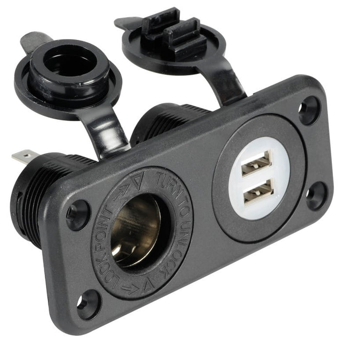 Osculati 12V Aanstekeraansluiting & USB