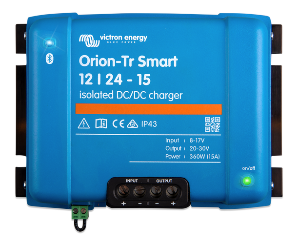 Victron Orion-Tr Smart 12/24-15A (360W) geïsoleerd DC-DC-acculader