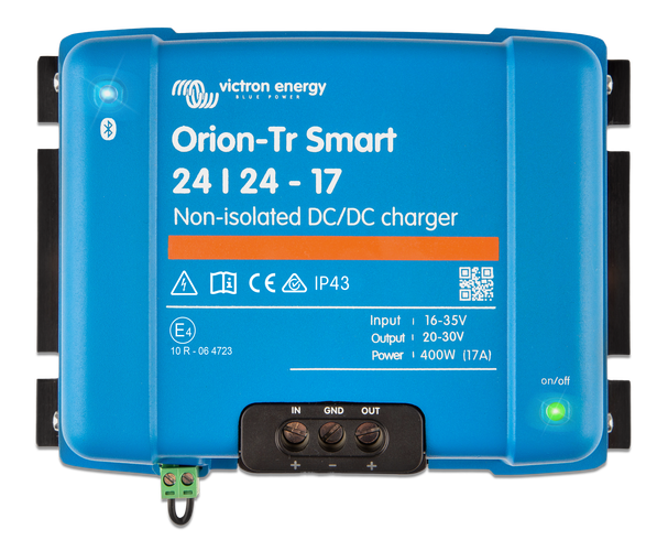 Victron Orion-Tr Smart DC-DC-acculader 24/24-17A 400W Niet-geïsoleerd