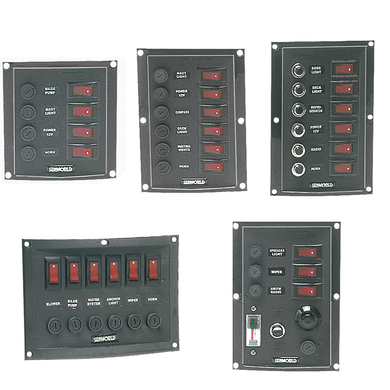 Osculati Schakelpaneel met automatische 6 schakelaars – afbeelding 2