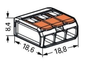 Wago compact lasklem 3-voudig – afbeelding 2