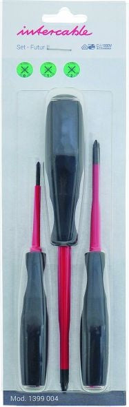 Intercable Schroevendraaierset Pozidriv SLIM VDE 1000V