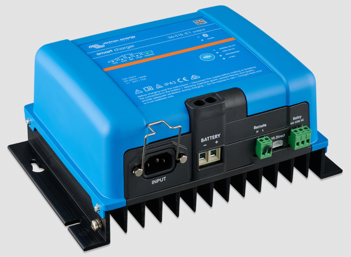 Victron acculader Phoenix Smart IP43 36/15 (1) 120-240V – afbeelding 2