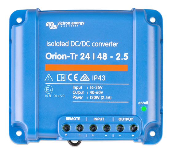 Victron Orion-Tr 24/48-2,5A (120W) omvormer geïsoleerd