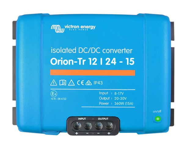 Victron Orion-Tr 24/12-15A 360W omvormer geïsoleerd