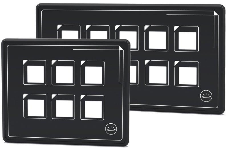 Osculati Ultradun elektrisch schakelpaneel touch 6 schakelaars