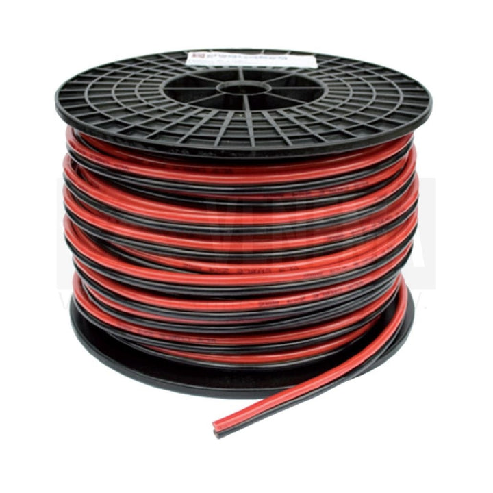 VTB Accukabel PVC Twinflex rood/zwart 2x50 mm2 – per meter