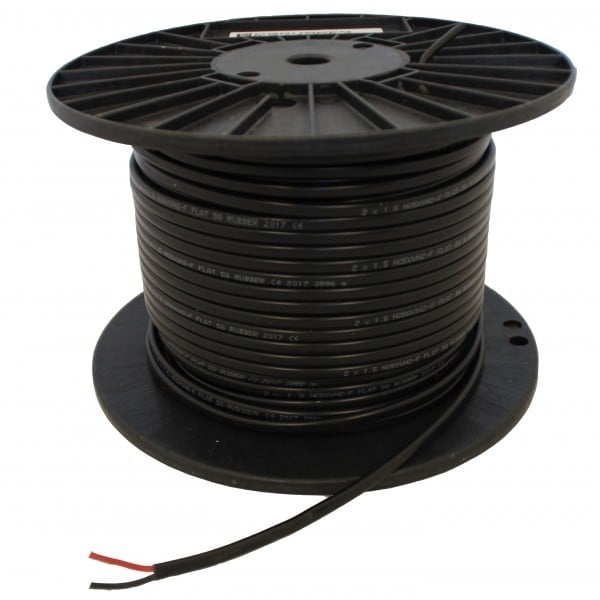 Platte PVC kabel 2 x 2,50 mm2