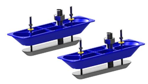 Navico door de romp StructureScan HD transducer-paar rvs met Y-kabel