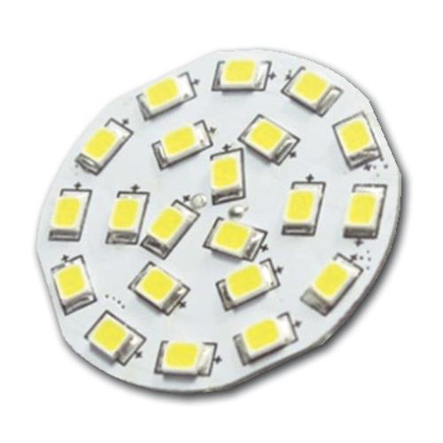 Hollex LED G4 10-30V 3W warm wit 21 LEDS back pin