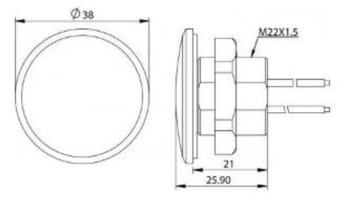 Hollex LED traplamp 12V warm wit