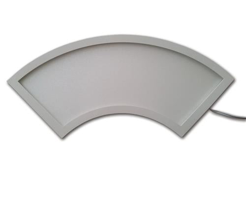 Hollex LED paneel 12V boog 100mm warm wit