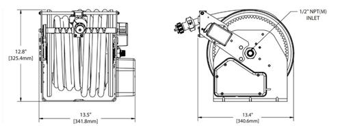 Glendinning Hosemaster type LW 12V-22,5mtr