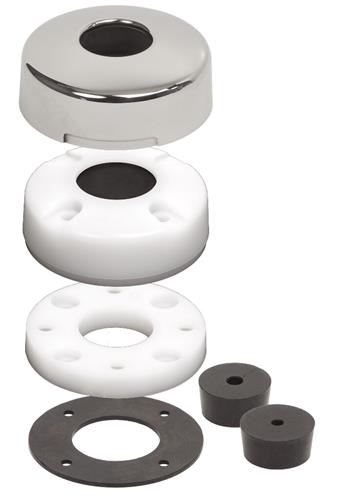 Blue Sea Systems kabeldoorvoer 21 mm met roestvrijstalen afdekking
