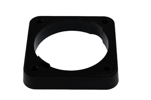 Inprojal afstandsplaat zwart 11mm