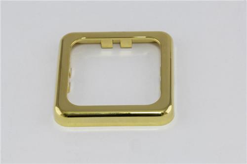 Inprojal afdekraam (1) 60x60mm glad/goud hoogglans