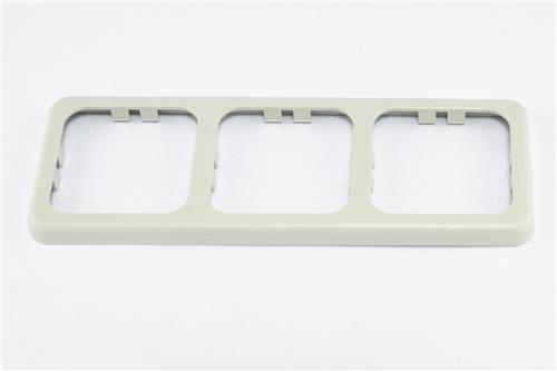 Inprojal afdekraam (3) 60x166mm ruw/grijs