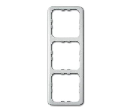 Inprojal afdekraam (3) 60x166mm glad/wit hoogglans